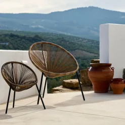 CASA ACAPULCO Sedia Per Bambini Naturale- Kids|Sedie Per Bambini