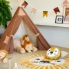CASA ADVENTURE Tenda Da Gioco Marrone- Kids|Mobili Per Bambini