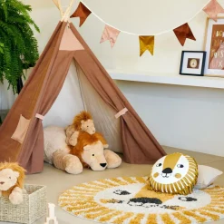 CASA ADVENTURE Tenda Da Gioco Marrone- Kids|Mobili Per Bambini