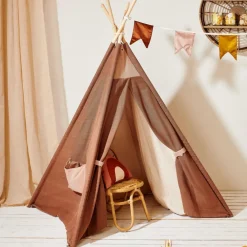 CASA ADVENTURE Tenda Da Gioco Marrone- Kids|Mobili Per Bambini