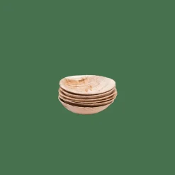 CASA ARECA LEAF Ciotole Set Di 6 Naturale- Piatti