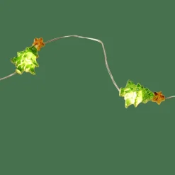 CASA ARO Filo Luminoso Con 20 Luci Led 2 Disegni Rosso, Verde- Fili Luminosi