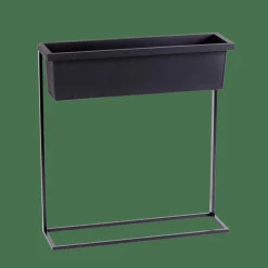 CASA BALCO Vaso Per Piante Nero- Supporti Per Piante