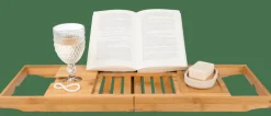 CASA BAMBOO Mensola Per Vasca Da Bagno Naturale- Accessori Per La Vasca