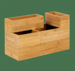 CASA BAMBOO Organiser Per Cassetto Naturale- Cesti Cassetto