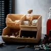 CASA BAMBOO Organizzatore Impilabile Naturale- Contenitore Per Alimenti|Scatole Conserva Vivande