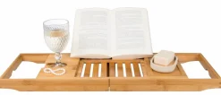 CASA BAMBOO Scatola Portafazzoletti Naturale- Accessori Da Lavandino|Cesti Cassetto
