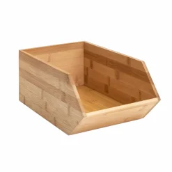 CASA BAMBOO Scatola Portafazzoletti Naturale- Accessori Da Lavandino|Cesti Cassetto