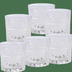CASA BAR Bicchieri Set Da 6 Trasparente- Bicchieri Da Acqua