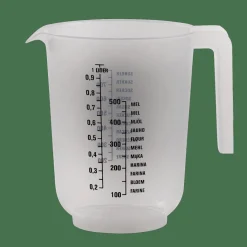 CASA BASIC Misurino 1L Trasparente- Strumenti Da Cucina
