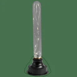 CASA BATI Supporto Lampadina E Batteria E27 Nero- Fili Luminosi|Lampade Led