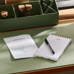 CASA BIGSO Organizzatore Scrivania Menta- Scatole|Portadocumenti
