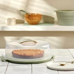 CASA BIOLINE Portatorta Menta- Scatole Conserva Vivande|Strumenti Da Cucina