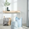 CASA BLOK Mobile Consolle Bianco, Naturale- Consolle