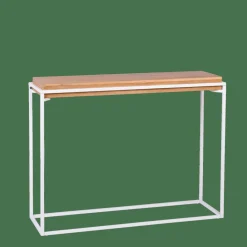 CASA BLOK Mobile Consolle Bianco, Naturale- Consolle