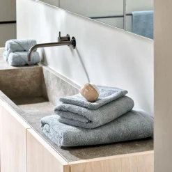CASA B-LUX Tappetino Bagno Blu- Tappeti Per Bagno