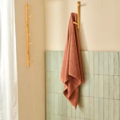 CASA B-LUX Tappetino Bagno Bordeaux- Tappeti Per Bagno