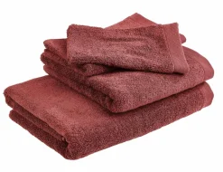 CASA B-LUX Tappetino Bagno Bordeaux- Tappeti Per Bagno