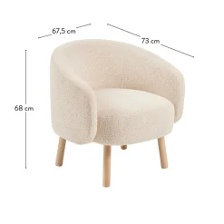 CASA BOLI Poltrona W Seduta: 67,5cm- Poltrone|Divani