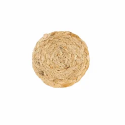 CASA BRAID Anello Portatov Set Di 2 Naturale- Anelli Portatovaglioli