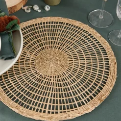 CASA BRAID Anello Portatov Set Di 2 Naturale- Anelli Portatovaglioli