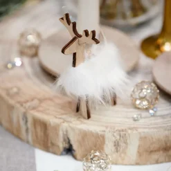 CASA BUCK Decorazione Soprammobile Bianco- Figurine Decorative
