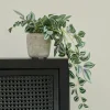CASA CALATHEA Pianta Sospesa Grigio, Verde, Viola- Piante Artificiali
