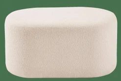 CASA CAPSULE Pouf: Bianco- Pouf