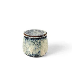 CASA CERAMIC Candela In Vaso Blu- Candele