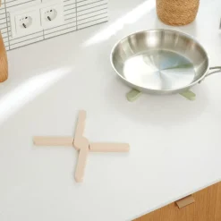 CASA CUISINO Sottopentola Pieghevole Sabbia- Sottopentole