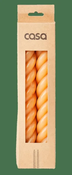CASA CURL Candele Set Da 2 Ocra- Candele