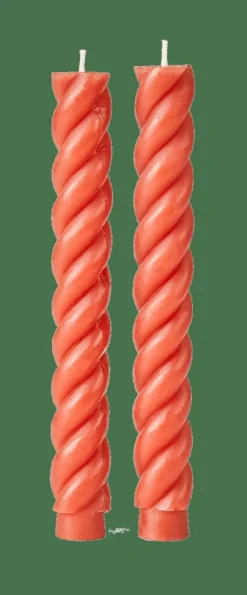 CASA CURL Candele Set Da 2 Rosso- Candele