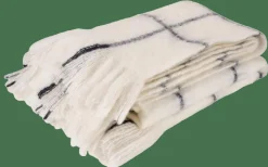 CASA DIAMA Plaid Bianco- Plaid