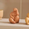 CASA DIVA Ceramica Decorativa Marrone- Figurine Decorative