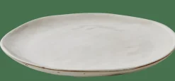 CASA EARTH MARL Piatto Piano Crema- Piatti