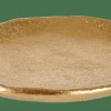 CASA ERBA Piatto Portacandele Dorato- Ciotole Decorativi