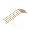 CASA FANCY Cannucce Con Spazzola Argentato- Accessori Per Cocktail