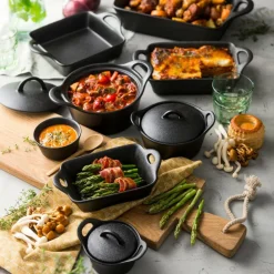 CASA FERO Cocotte Con Coperchio 40 CL Nero- Pirofile