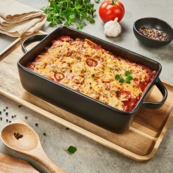 CASA FERO Pirofila Per Lasagne Nero- Pirofile