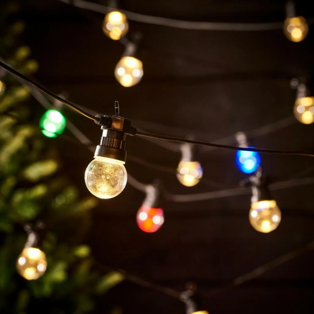 CASA FESTA Filo Luminoso Con 10 Luci Led 8 Funzioni- Fili Luminosi