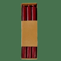 CASA FINA Candele Set Di 6 Bordeaux- Candele