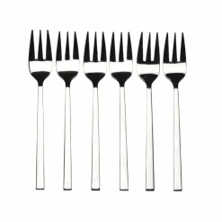 CASA FINE Cucchiaini Per Caffè Set Di 6 Argentato- Set Di Posate|Aperitivo E Tapas