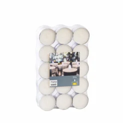 CASA FLAME Lumini Set Di 75 Bianco- Candele