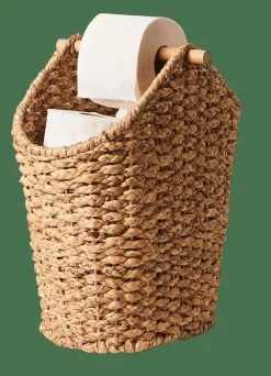 CASA FLORES Porta Carta Igienica E Portariviste Naturale- Accessori Per Il Wc