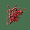 CASA FOAM Bacche Decorative Set Di 12 Rosso- Rami Artificiali
