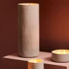 CASA FUEGO Candela A LED Solare Grigio Chiaro- Candele Led|Illuminazione Esterna