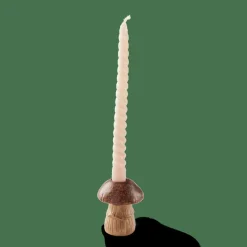 CASA FUNGI Candeliere Marrone- Candelieri|Autunno