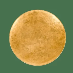 CASA GOLDFOIL Piatto Decorativo Dorato- Decorazioni Da Parete|Piatti Decorativi