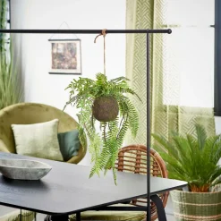 CASA GREENERY Vaso Sospeso Con Felce Verde- Piante Artificiali