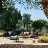 CASA HANNA Lounge Poltr Ad Angolo Nero- Set Lounge
